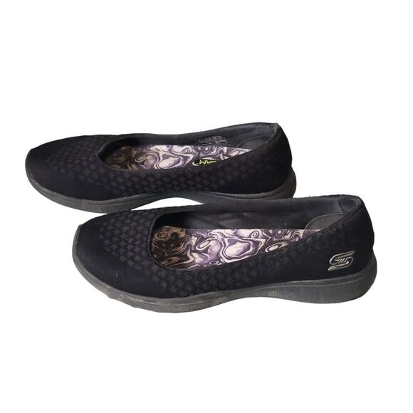Sketchers Slip On Black Memory Foam - Picture 3 of 4